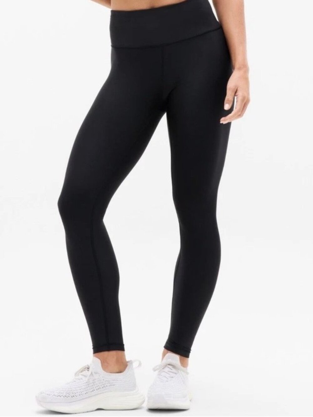 NWT Athleta Women's Size S Small Black Interval High Rise Legging